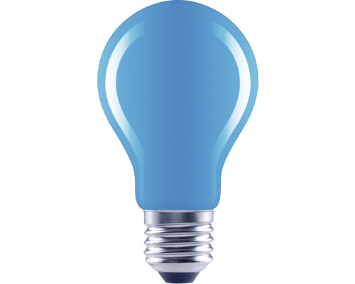FLAIR LED Lampe A60 E27 4 W blau