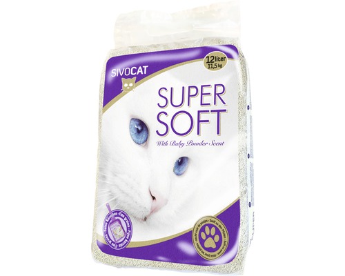 Litière pour chats SIVOCAT Super Soft 12 l