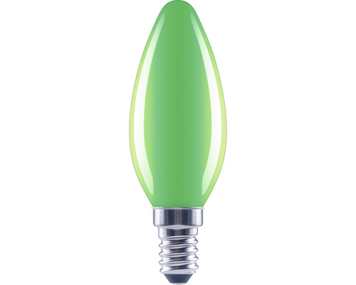 Ampoule LED FLAIR A60 E27/4 W rouge Ampoule de bougie verte avec culot E14