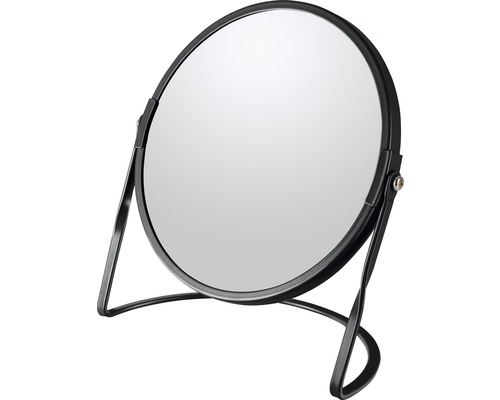 Miroir de maquillage Spirella noir 19x19.5 cm