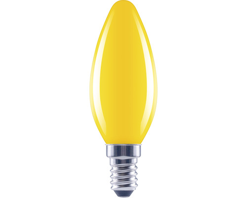 Ampoule flamme LED FLAIR C35 E14/2 W jaune
