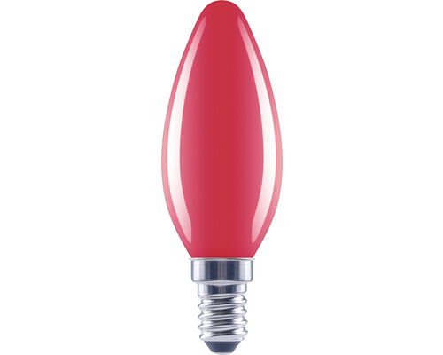 FLAIR LED Kerzenlampe C35 E14 2 W rot