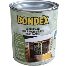 Huile de mélèze Bondex dans une boîte de 0.75 litre pour la protection du bois