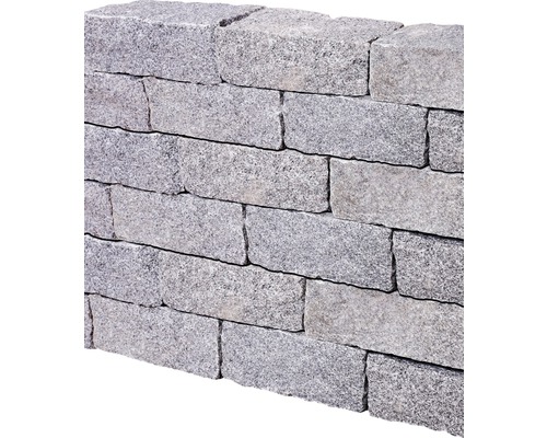 Mauer aus Granitsteinen
