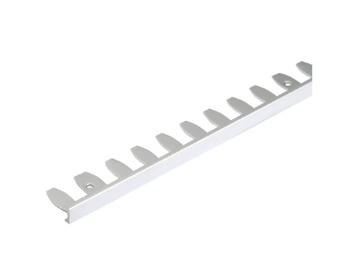 Winkel-Abschlussprofil Durosol Aluminium silber 250 cm Aluminium Leiste mit Abstandhaltern