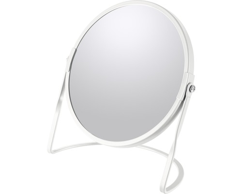 Miroir de maquillage Spirella blanc 19x19.5 cm