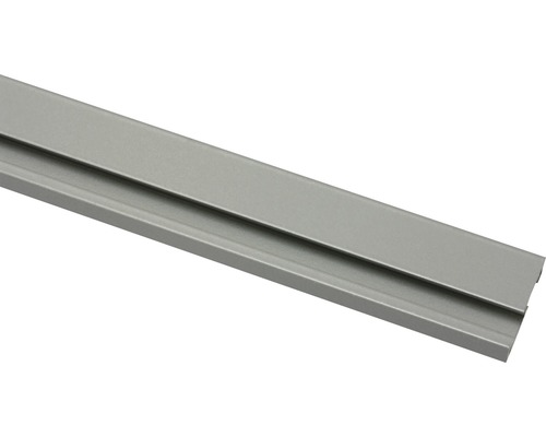 Aluminium-Vorhangschiene aluminium 1-läufig 250 cm Aluminiumprofil