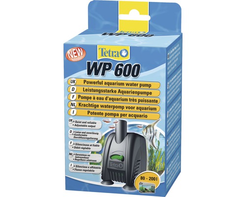 Emballage de pompe d''aquarium Tetra WP 600