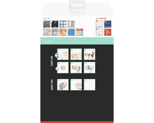 Domaine d''application et instructions de montage sur l''emballage