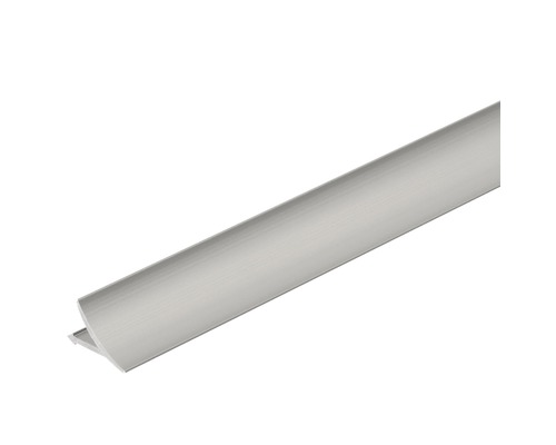 Anschlussprofil T-Cove Aluminium silber 250 cm