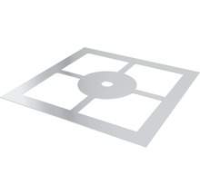 Quadratische Rosette mit Loch in der Mitte
