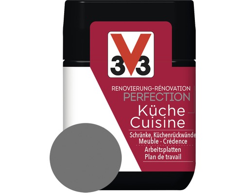 Rénovation Perfection cuisine ardoise 75 ml V33 Perfection peinture cuisine pour armoires, crédences et plans de travail