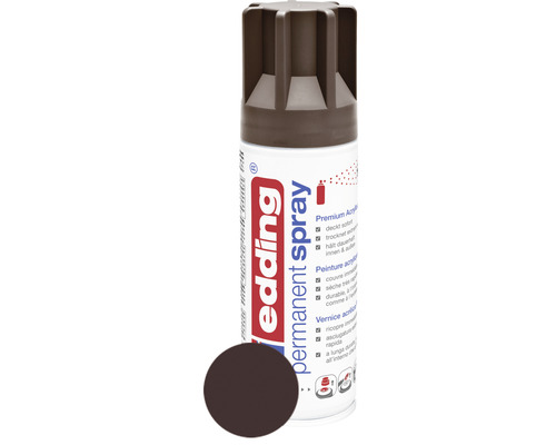 edding 5200 permanent Spray schokoladenbraun matt 200 ml Edding Permanent Spraydose