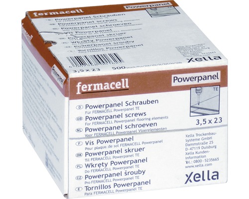 fermacell Powerpanel TE Schrauben 3,9 x 23 mm Pack = 500 St Fermacell Powerpanel Schrauben, 3,5 x 23