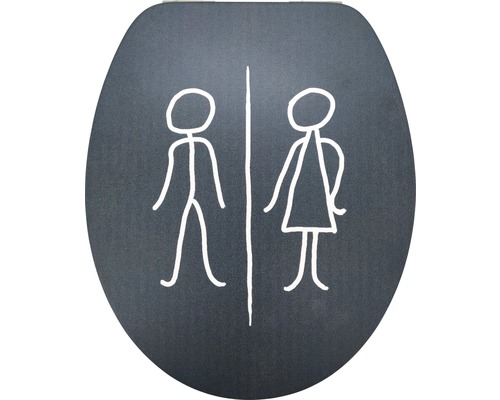 WC-Sitz form & style Man & Woman matt mit Absenkautomatik