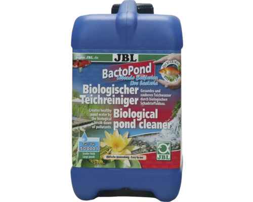 Nettoyant biologique pour bassin JBL BactoPond Basis 2,5 l JBL BactoPond nettoyant biologique pour bassin de 50000 litres