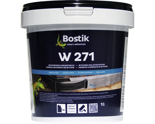 Vernis isolant bitumineux Bostik W 271 1 l