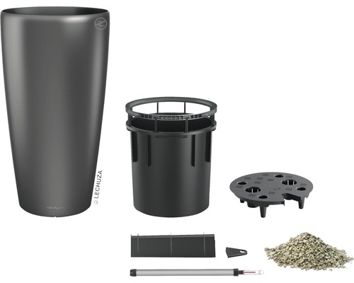 Pot de fleurs Lechuza Classico avec système d''irrigation et accessoires