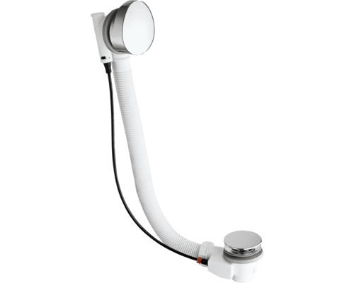 OTTOFOND Ab-und Überlaufgarnitur für Badewanne 1 1/2 Zoll x weiss chrom glänzend 195400 OTTOFOND Ab-und Überlaufgarnitur für Badewanne 1 1/2 Zoll x weiss chrom glänzend 195400