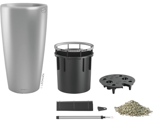 Pot de fleurs Lechuza Classico avec accessoires