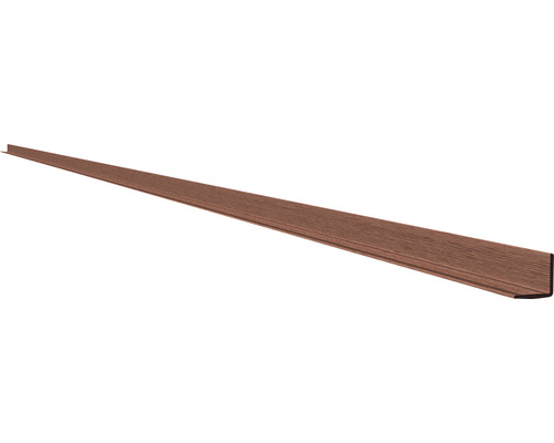 Finition murale, couleur brune 2500x40x40 mm Profilé en L en bois