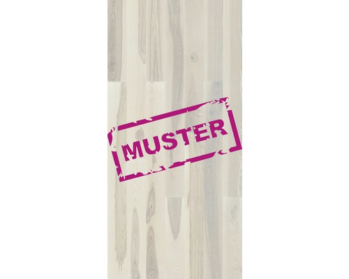 Échantillon de parquet 14.0 frêne gris plancher de maison de campagne laqué mat Échantillon de plancher en bois clair