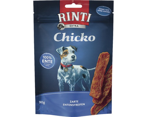 En-cas pour chiens Rinti Snacks Chicko canard 90 g