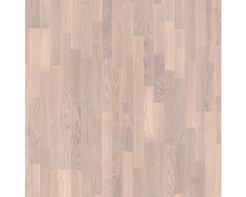 Parquet Ter hürne beige clair chêne parquet à l'anglaise brossé 2390 x 200 x 13 mm