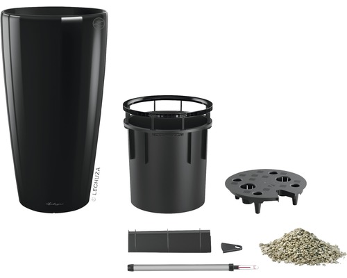 Pot de fleurs avec système d''irrigation et accessoires