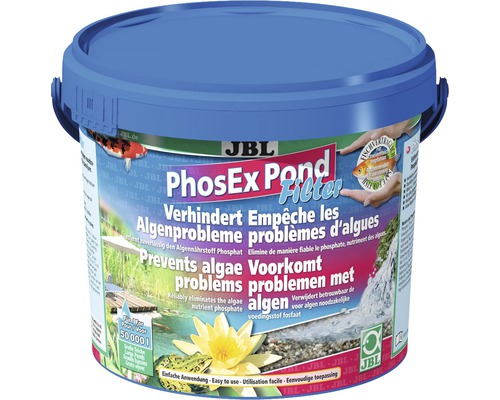 Produit de prévention contre les algues JBL PhosEx Pond Filter 2.5 kg 5 l