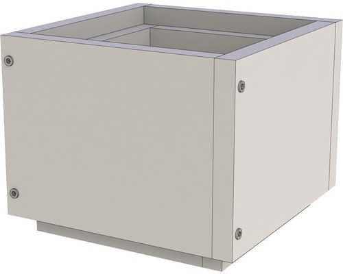 Structure inférieure carrée pour meubles