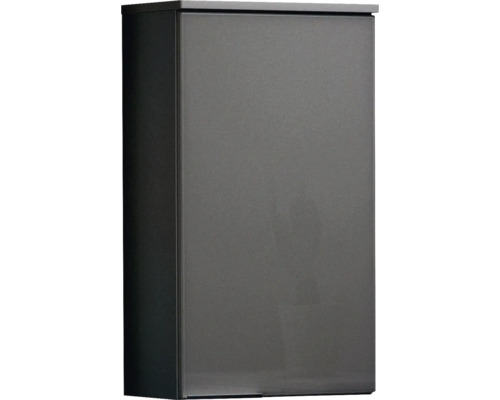 Armoire suspendue FACKELMANN Style/Kara largeur 40 cm anthracite, déjà montée Armoire haute pour salle de bains