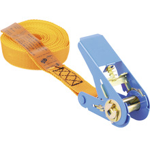 Zurrgurt mit Ratsche zum Sichern von Lasten