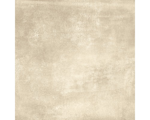 Dalle de terrasse en grès cérame fin Vesuvio beige bord rectifié 100 x 100 x 2 cm