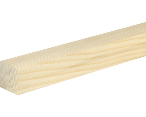 Barre carrée épicéa/pin brut 1000 x 46 x 46 mm Madrier en bois