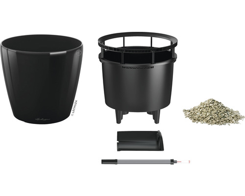 Lechuza Classico 21 kit complet: pot de fleurs avec insert, système d''irrigation et substrat