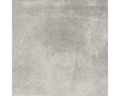 Dalle de terrasse en grès cérame fin Vesuvio grey 100x100x2 cm rectifiée