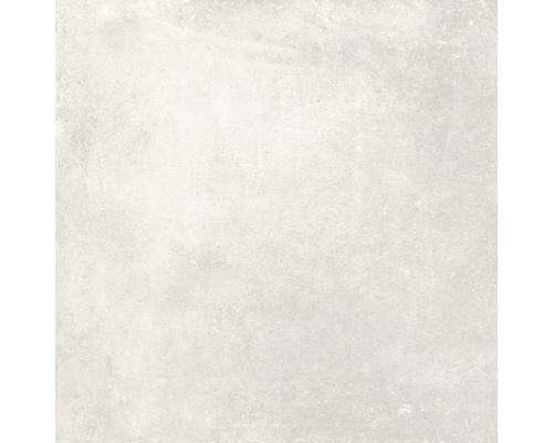 Dalles de terrasse en grès cérame fin Vesuvio white bord rectifié 100 x 100 x 2 cm