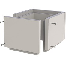 Armoire en bois carrée à monter soi-même avec vis
