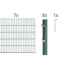 Ensemble de clôture avec sept éléments de clôture, huit poteaux et une clé Allen