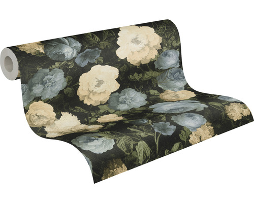 Tapetenrolle mit Blumenmuster