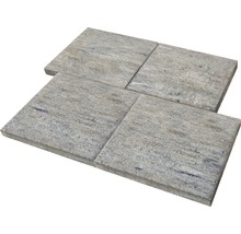 Dalle pour terrasses en béton iStone Pure calcaire coquillier 40 x 40 x 4 cm-thumb-1