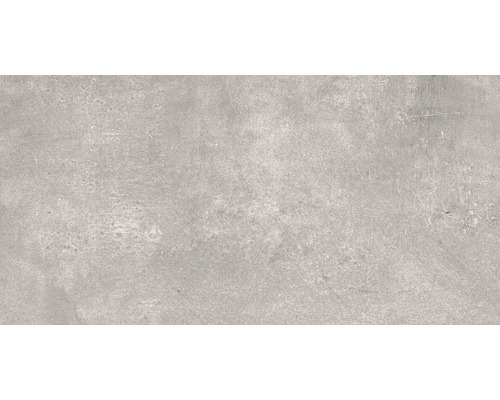 Carrelage de sol en grès cérame fin Vesuvio grey 30x60 cm rectifié
