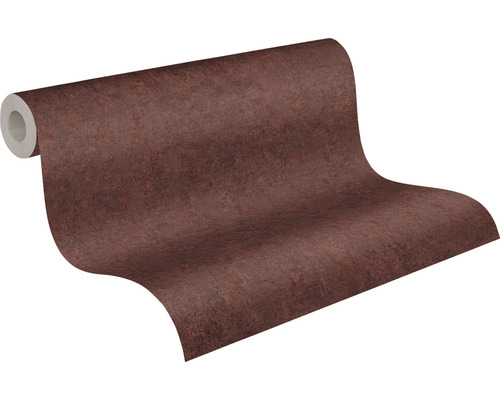 Rouleau de papier peint aspect pierre marron