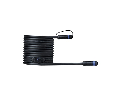 Câble Plug & Shine IP68 avec 2 fiches de raccordement noir 5 m