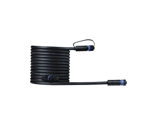 Câble Plug & Shine IP68 avec 2 fiches de raccordement noir 5 m Câble de rallonge avec connecteurs