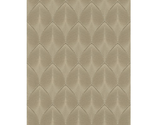 Vliestapete 535822 Yucatan Grafisch gold Tapete mit grafischem Fächermuster