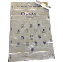 Gebührenabfallsack mit Gemeindewappen und Dileca Logo