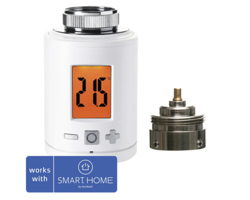 Thermostat radio Eurotronic Spirit Z-Wave Plus 700211 M30 x 1,5 - Compatible avec SMART HOME by hornbach