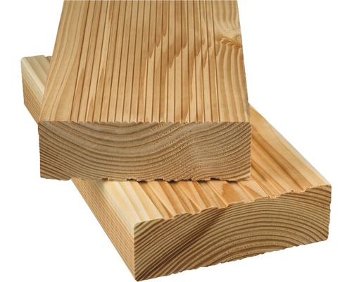 Zwei Profilbretter aus Holz